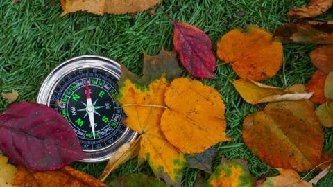 Compass With The Tag North Stock Photos