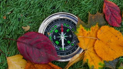 Compass With The Tag North Stock Photos