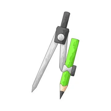 Compass tool illustration Stock Illustration