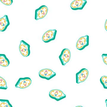 Compass tool isometric icon seamless pattern Stock Illustration