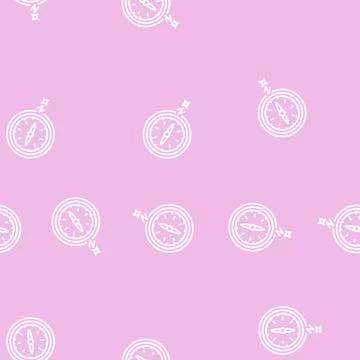 Compass tool line seamless pattern Stock Illustration