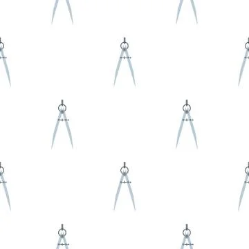 Compass tool pattern seamless Illustrazione stock