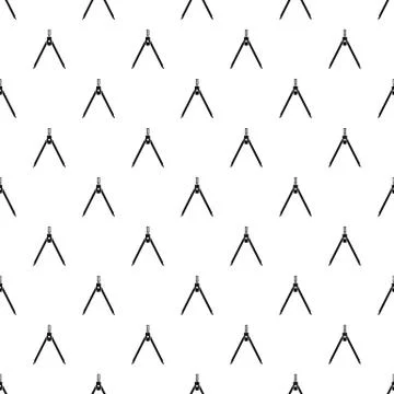 Compass tool pattern, simple style Stock Illustration