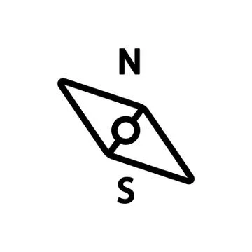 Compass tourist icon vector. Isolated contour symbol illustration 스톡 일러스트