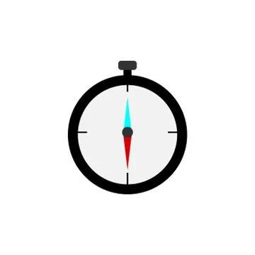 Compass vector graphic design illustration Illustration