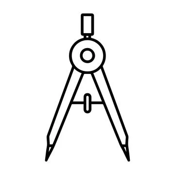 Compass Vector Icon and Wind Rose Symbol Set Stock Illustration