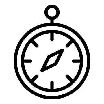 Compass Vector Icon Design Illustration Stock Illustration