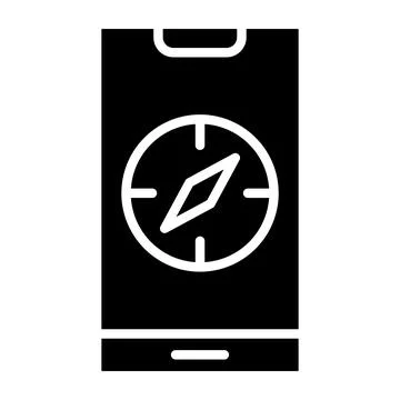 Compass Vector Icon Design Illustration Illustrazione stock
