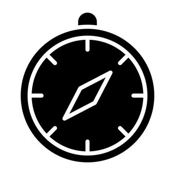 Compass Vector Icon Design Illustration Stock Illustration