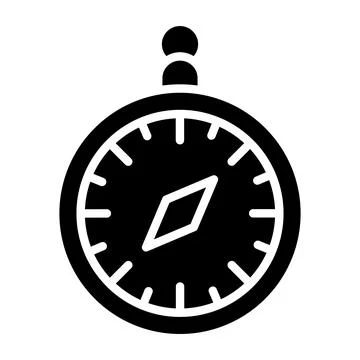 Compass Vector Icon Design Illustration Stock Illustration