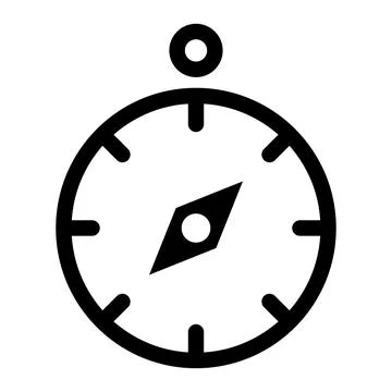 Compass Vector Icon Design Illustration Illustrazione stock