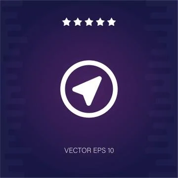 Compass vector icon Stock Illustration