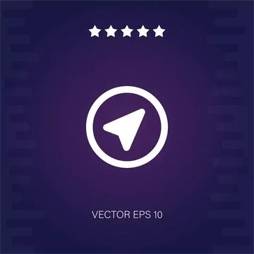 Compass vector icon Stock Illustration