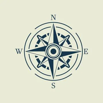 Compass vector icon illustration design Stock Illustration