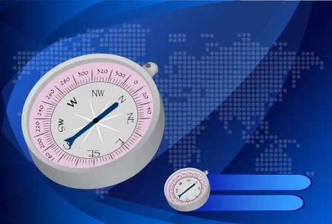 Compass. vector illustration. Stock Illustration