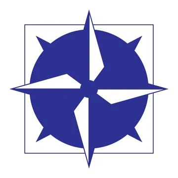 Compass vector illustration Illustrazione stock