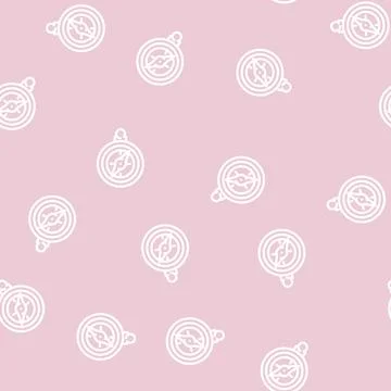 Compass vintage line vector seamless pattern イラスト素材