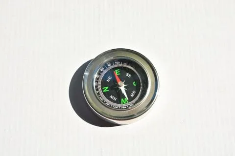 Compass on a white background. Stock Photos