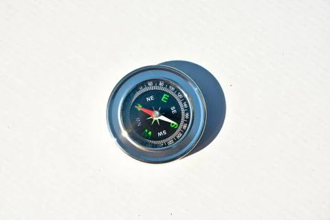 Compass on white. Stock Photos