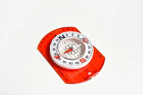 Compass on white. Stock Photos