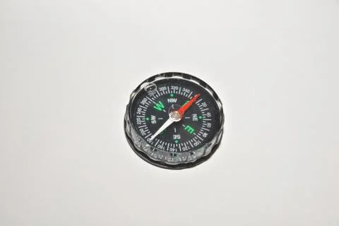 Compass on white. Stock Photos