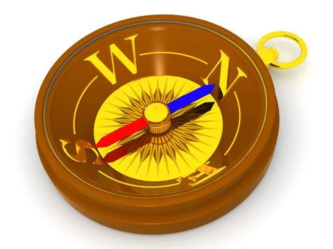Compasses. 3d Compasses. 3d Copyright: xZoonar.com/MaksymxYemelyanovx 1733... Stock Photos