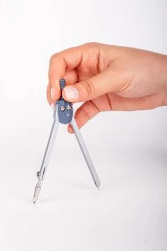 Compasses on Hand Stock Photos