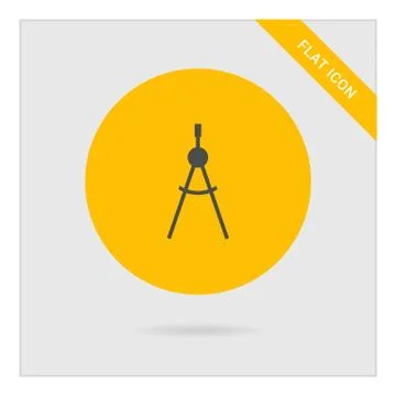 Compasses icon Stock Illustration