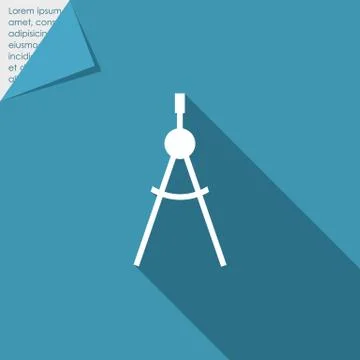 Compasses icon 스톡 일러스트