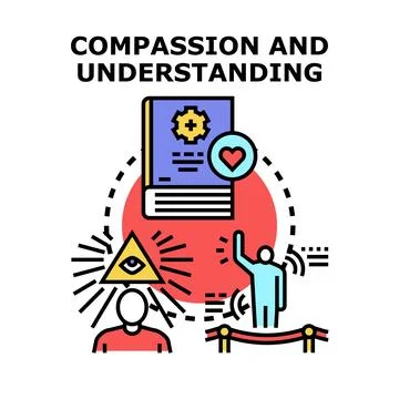 Compassion and understanding concept vector illustration Stock Illustration