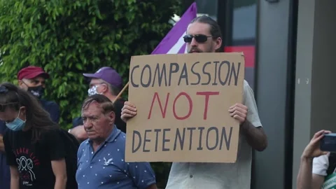 Compassion Not Detention Stock Footage 152510489