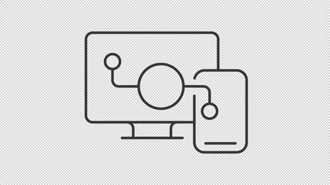 Compatibility line animation Stock Footage 273689846