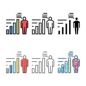 Competence concepts expert color icon vector Stock Illustration