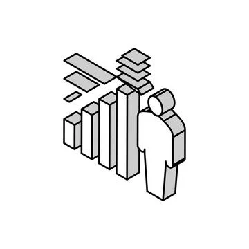 Competence expert isometric icon vector illustration Stock Illustration