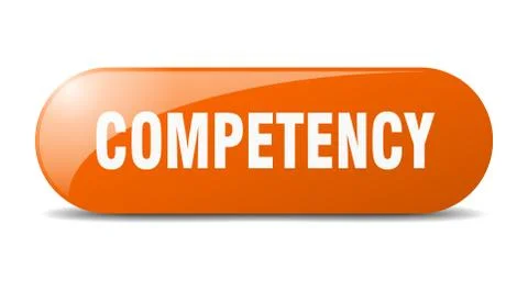 Competency button. competency sign. key. push button. Stock Illustration