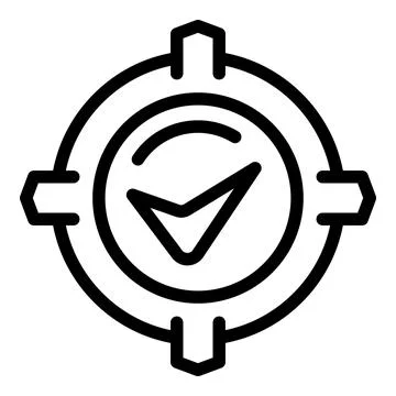 Competency enhancement icon outline vector. Personal skill development Illustrazione stock