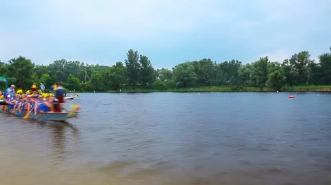 Competition in boats 库存影片 24469083