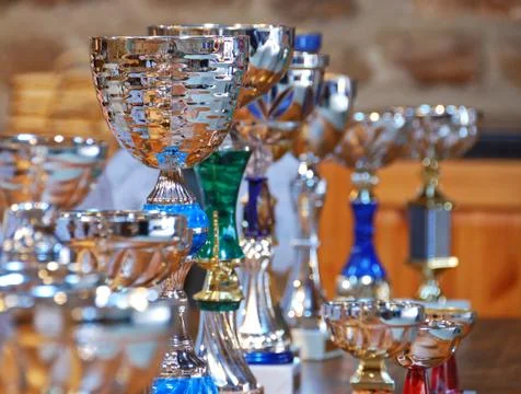 Competition cups Stock Photos