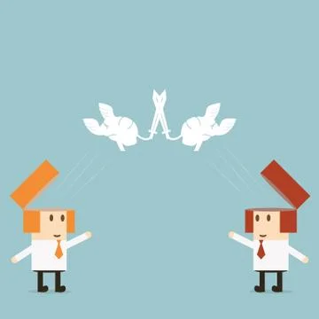 Competition idea Stock Illustration