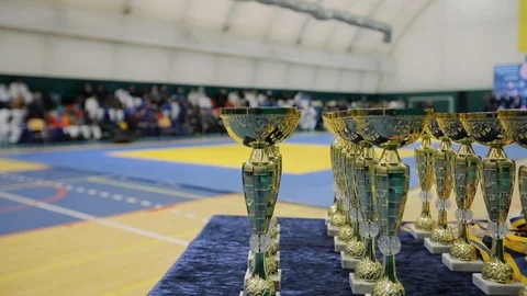 Competition, сhampions award. Stock Footage 100733372