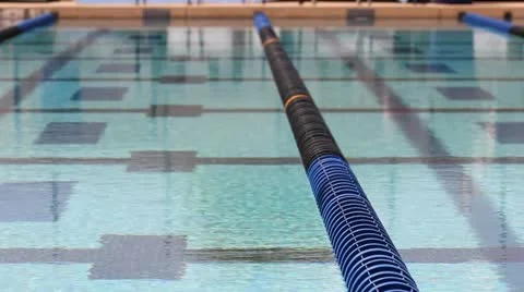Competition Swimming Pool 1 Stock Footage 12673094