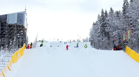 Competitions In Freestyle CleaningTrack Stock Footage 39148599