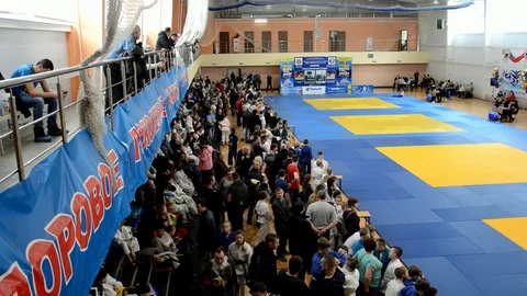 Competitions Judo Stock Footage 130156439