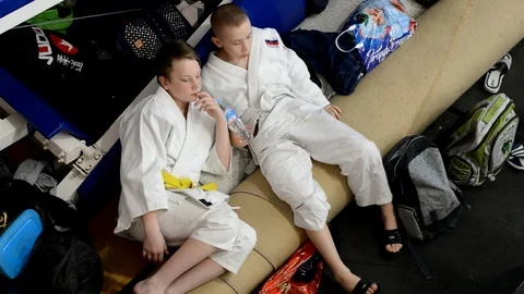 Competitions Judo Stock Footage 130159050