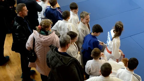 Competitions Judo Stock Footage 130159606