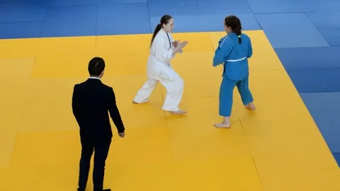 Competitions Judo Stock Footage 130160689