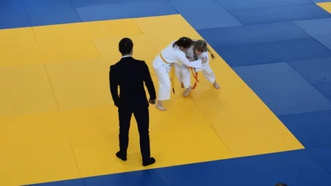 Competitions Judo Stock Footage 130167989
