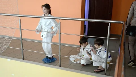 Competitions Judo Stock Footage 130227313