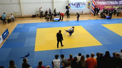 Competitions Judo Stock Footage 130229862