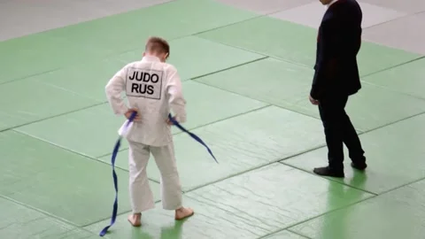 Competitions Judo Stock Footage 130830354
